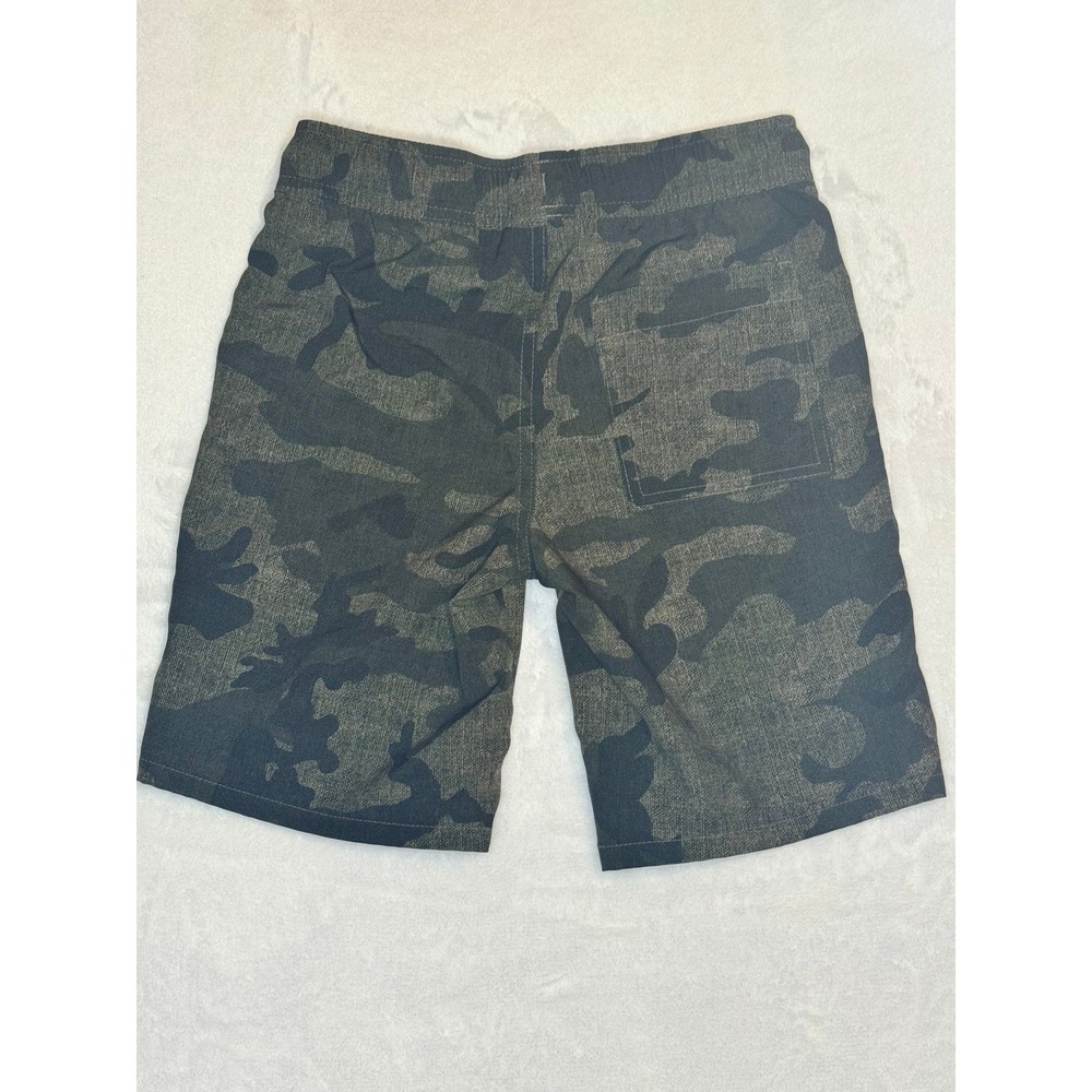 Timberland Kids Camo Cargo Shorts Size S/P CH 8 Elastic Waist Drawstring